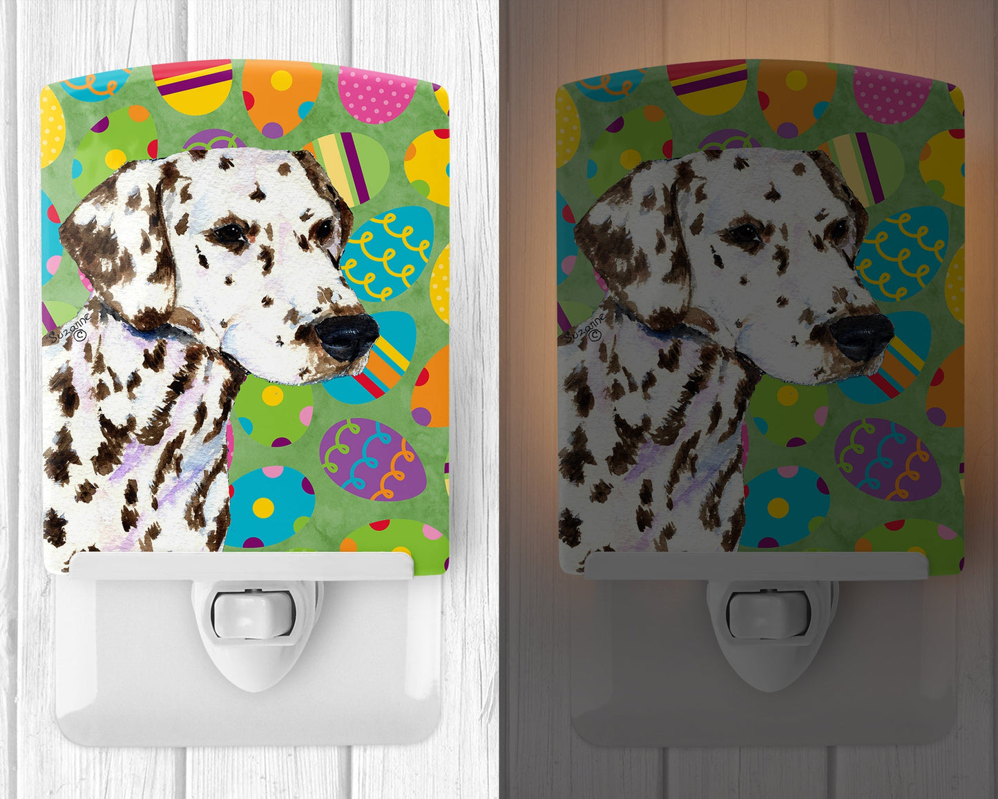 Dalmatian Easter Eggtravaganza Ceramic Night Light SS4814CNL