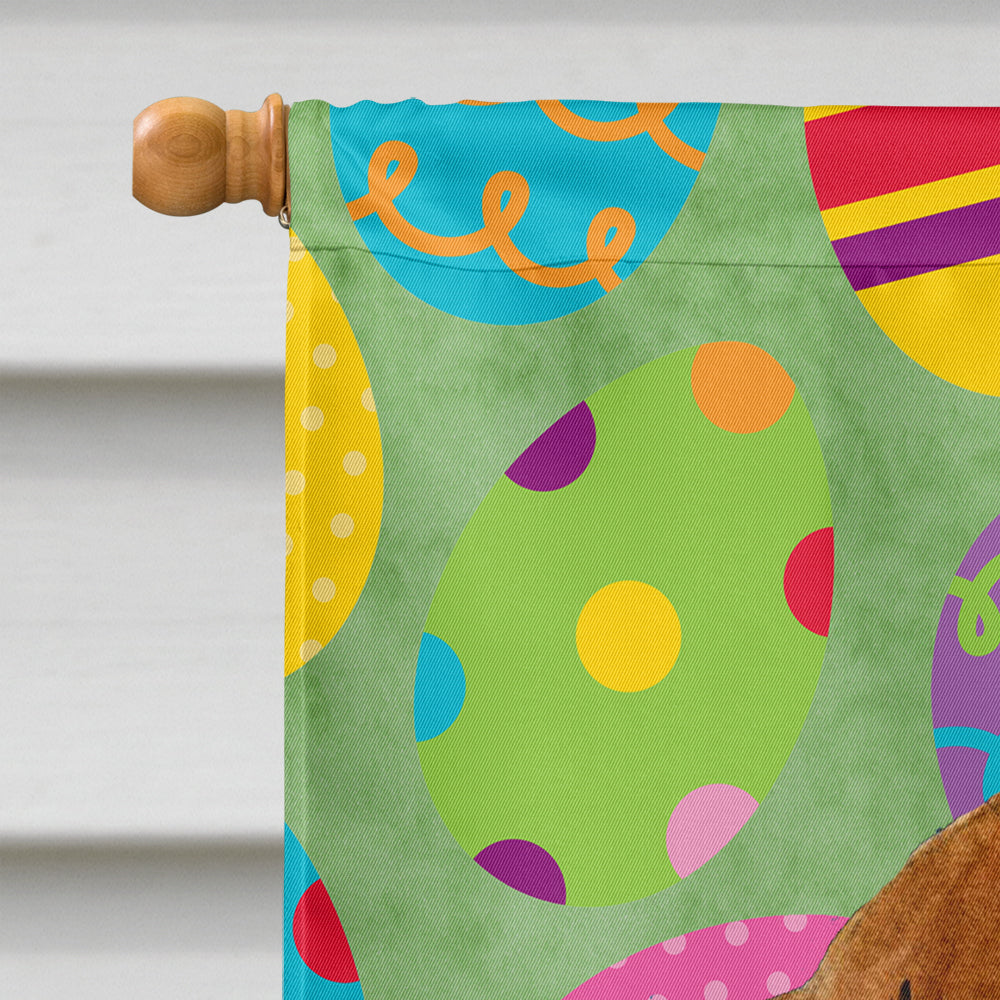 Dachshund Easter Eggtravaganza Flag Canvas House Size