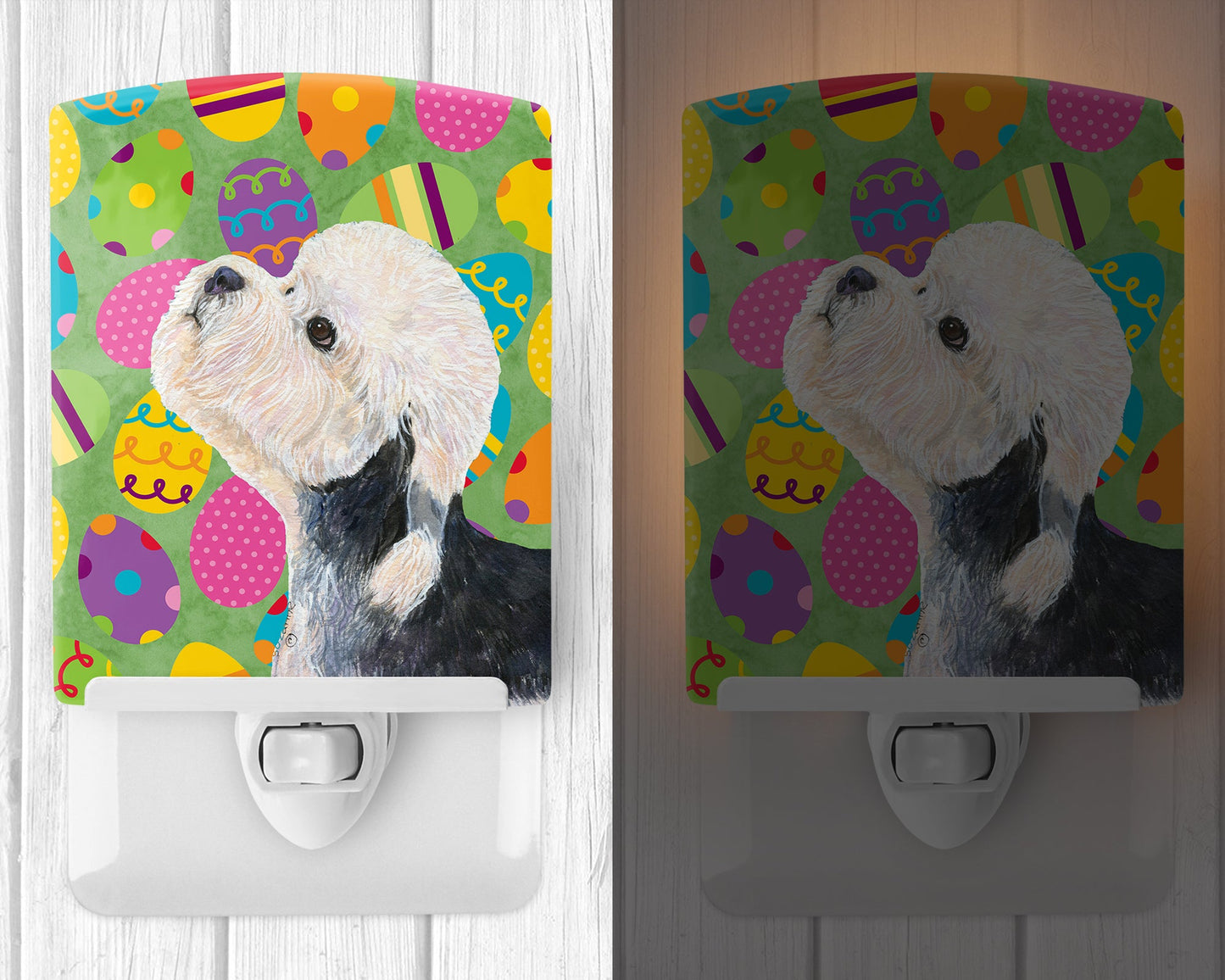 Dandie Dinmont Terrier Easter Eggtravaganza Ceramic Night Light SS4848CNL