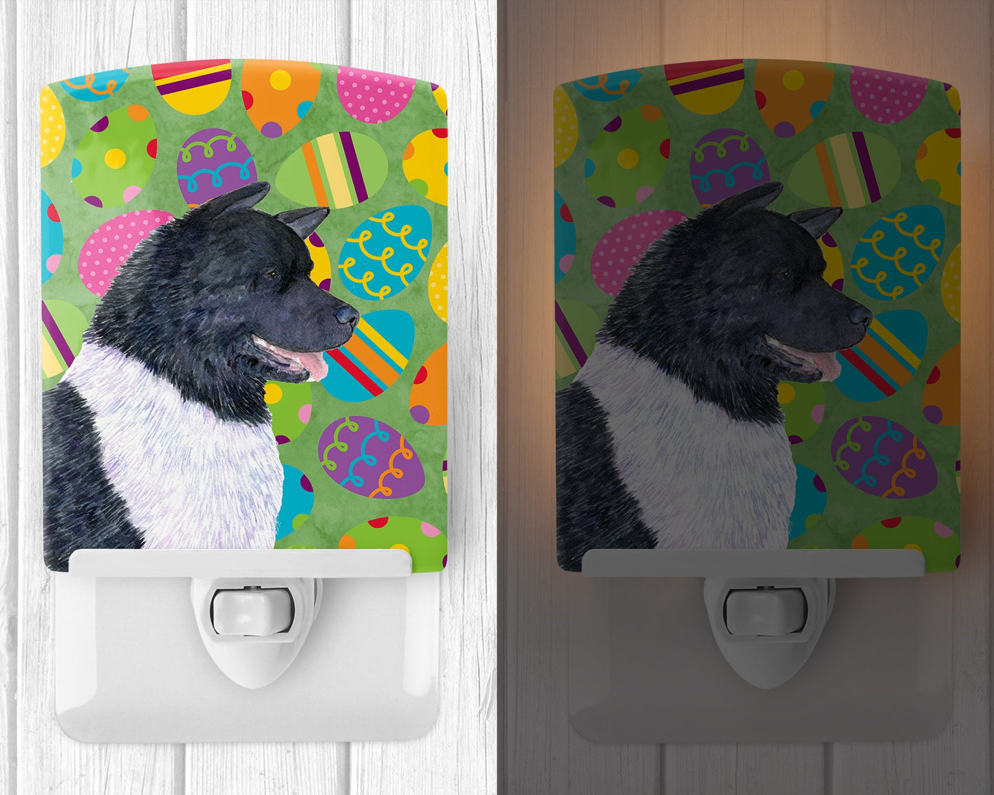 Akita Easter Eggtravaganza Ceramic Night Light SS4866CNL