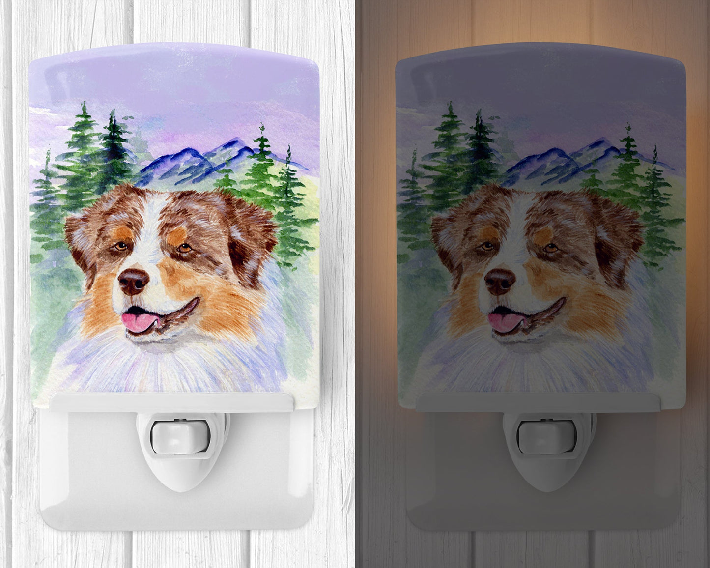 Australian Shepherd Ceramic Night Light SS8001CNL