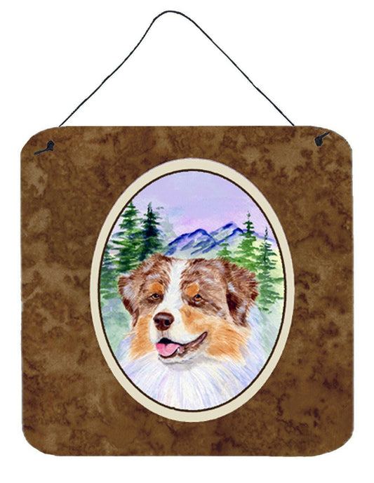 Australian Shepherd Aluminium Metal Wall or Door Hanging Prints