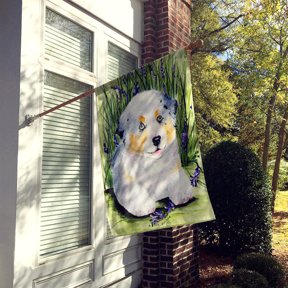 Australian Shepherd Flag Canvas House Size