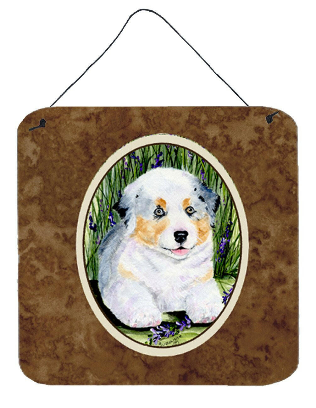 Australian Shepherd Aluminium Metal Wall or Door Hanging Prints