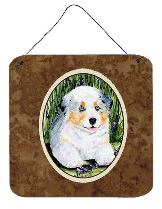 Australian Shepherd Aluminium Metal Wall or Door Hanging Prints