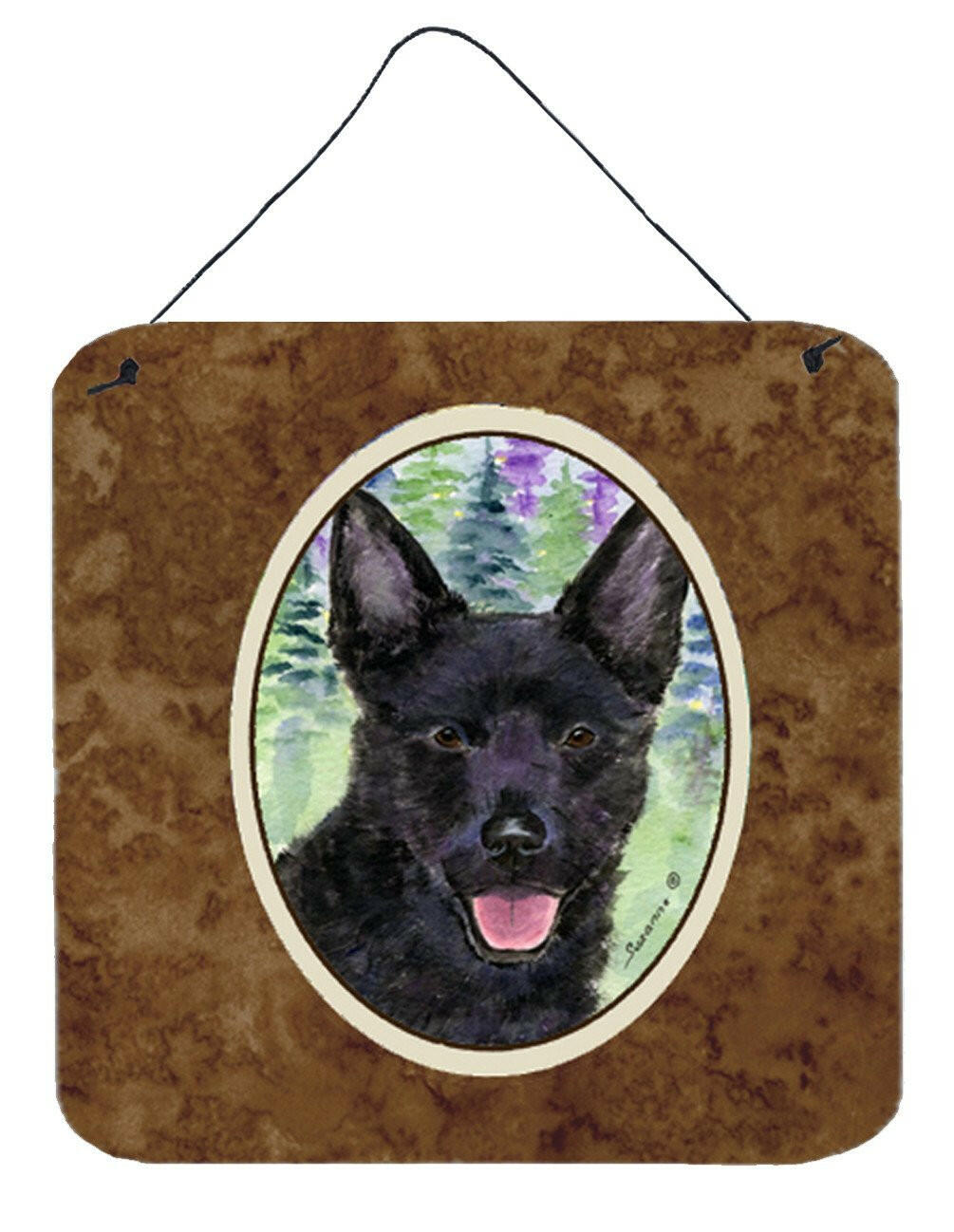 Australian Kelpie Aluminium Metal Wall or Door Hanging Prints