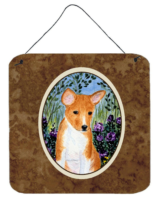 Basenji Aluminium Metal Wall or Door Hanging Prints
