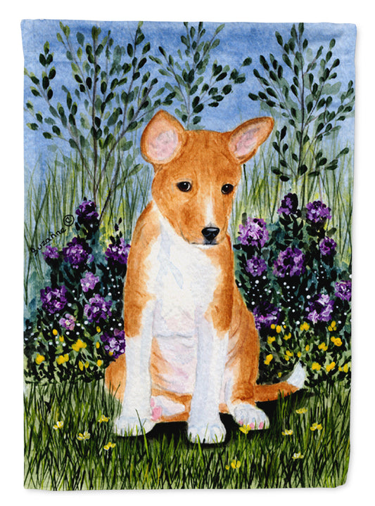 Basenji Garden Flag – Decorative Outdoor Yard Flag