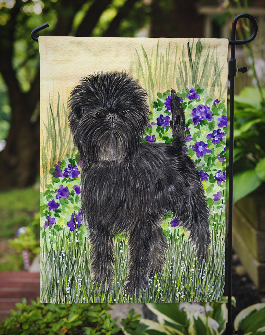 Affenpinscher Garden Flag – Decorative Outdoor Yard Flag