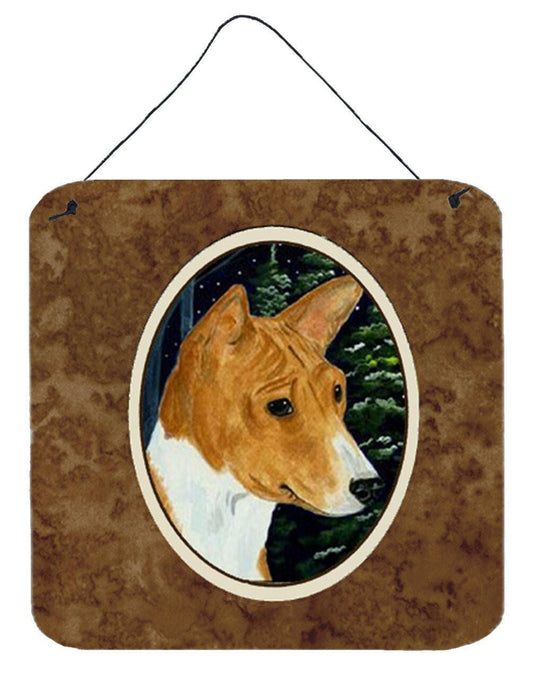 Basenji Aluminium Metal Wall or Door Hanging Prints