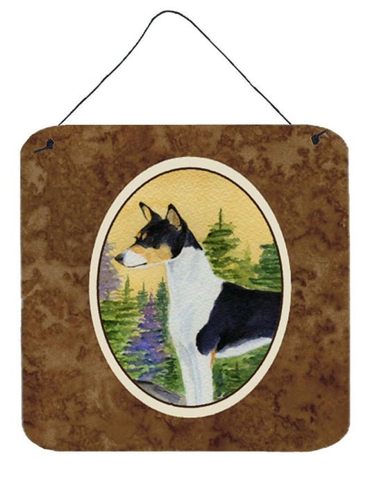 Basenji Aluminium Metal Wall or Door Hanging Prints