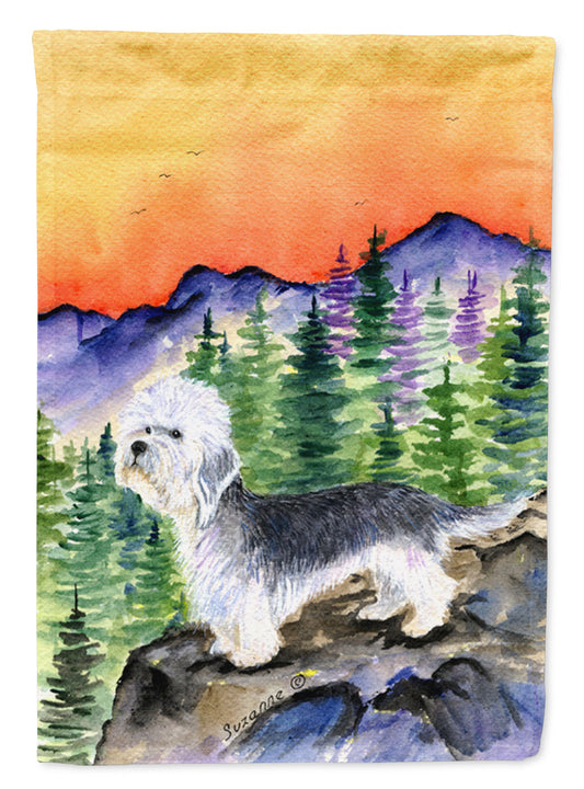Dandie Dinmont Terrier Flag Canvas House Size