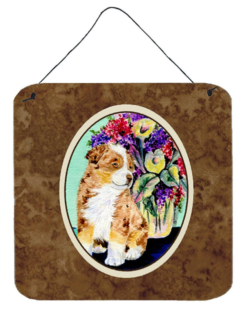 Australian Shepherd Aluminium Metal Wall or Door Hanging Prints