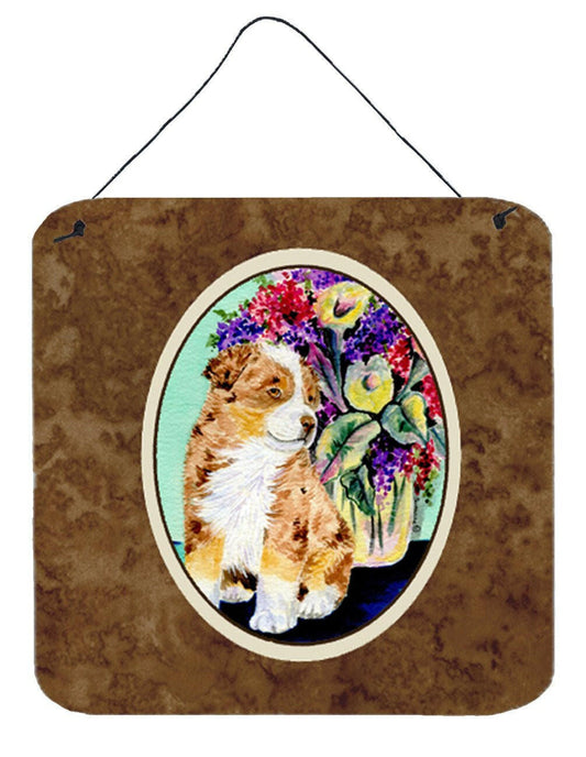 Australian Shepherd Aluminium Metal Wall or Door Hanging Prints