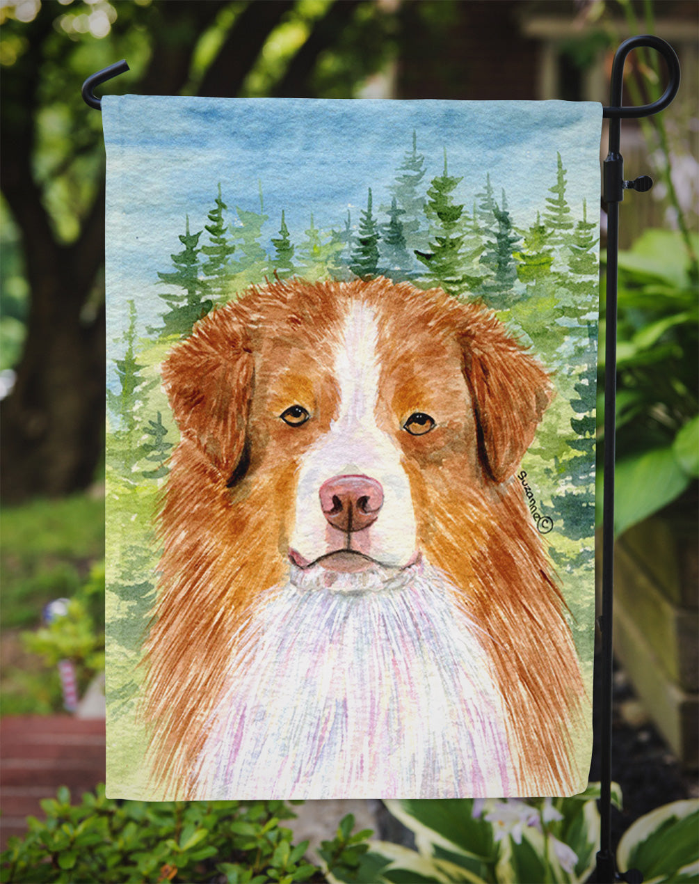 Australian Shepherd Garden Flag – Decorative Outdoor Yard Flag