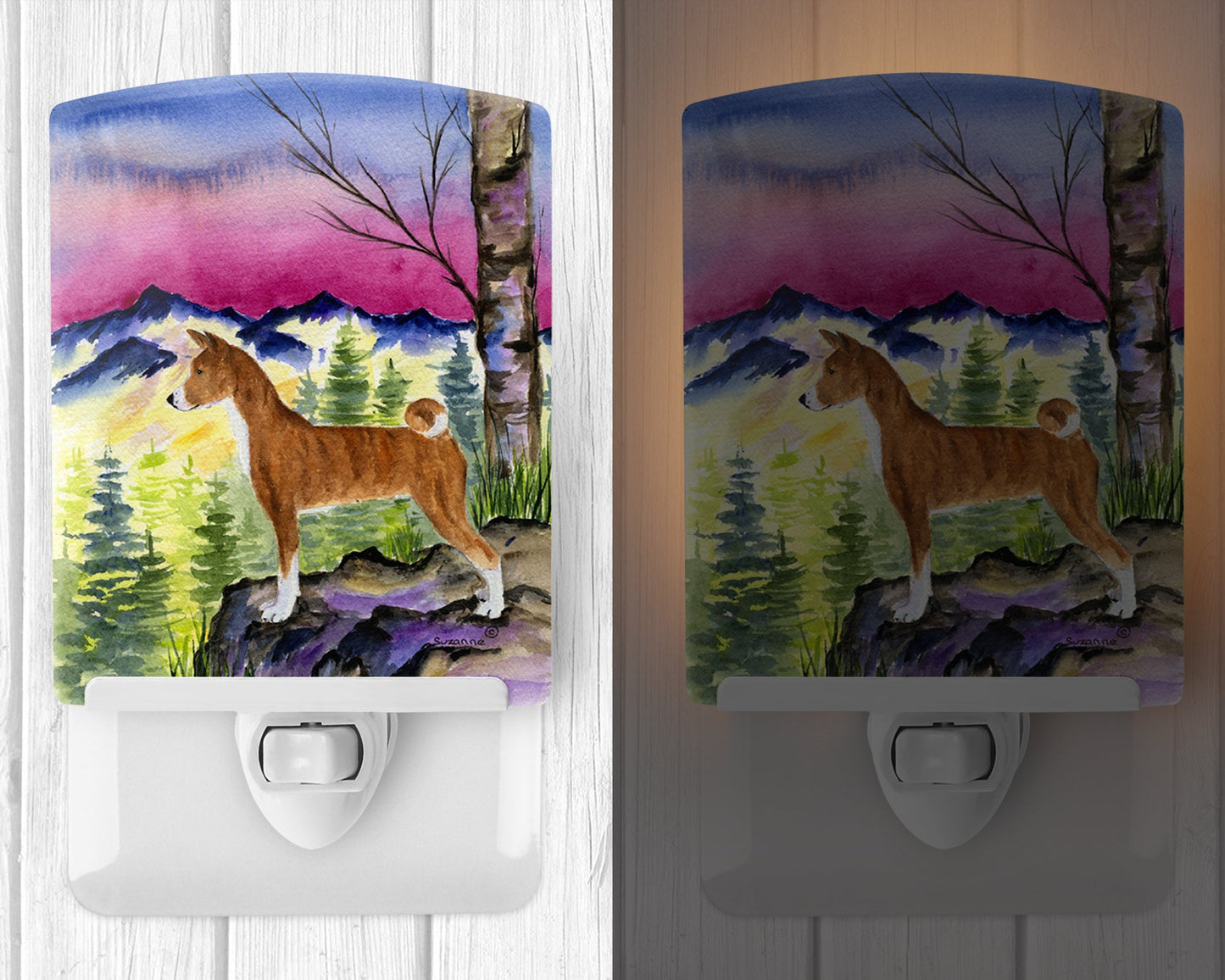 Basenji Ceramic Night Light SS8371CNL