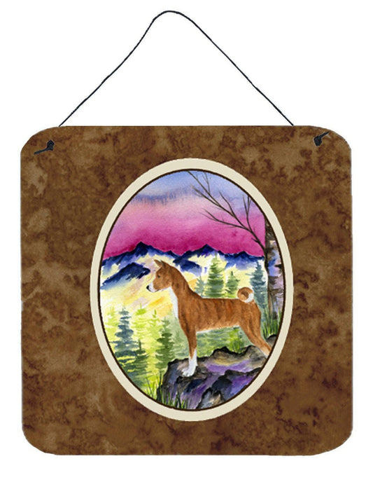 Basenji Aluminium Metal Wall or Door Hanging Prints