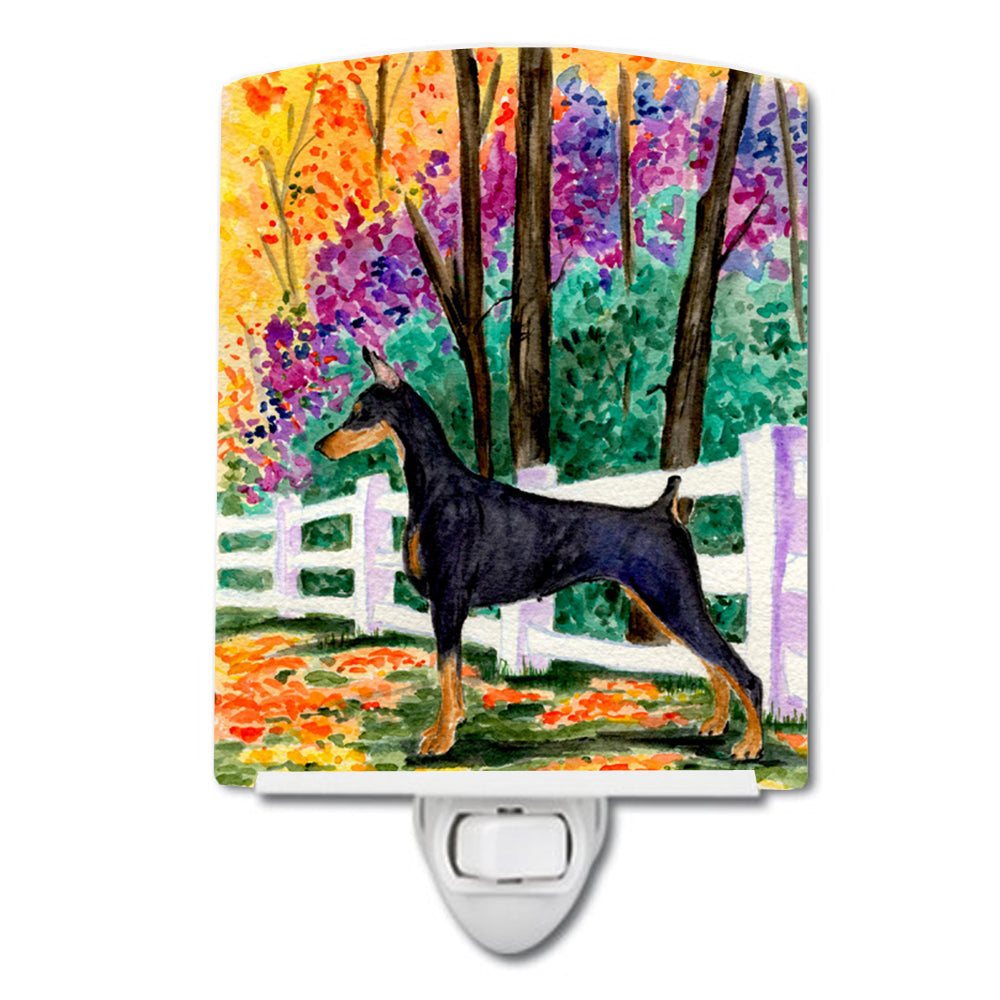 Doberman Ceramic Night Light SS8428CNL