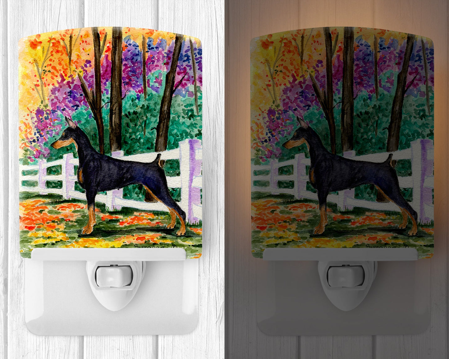Doberman Ceramic Night Light SS8428CNL
