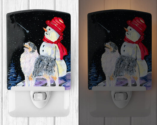 Australian Shepherd Ceramic Night Light SS8574CNL