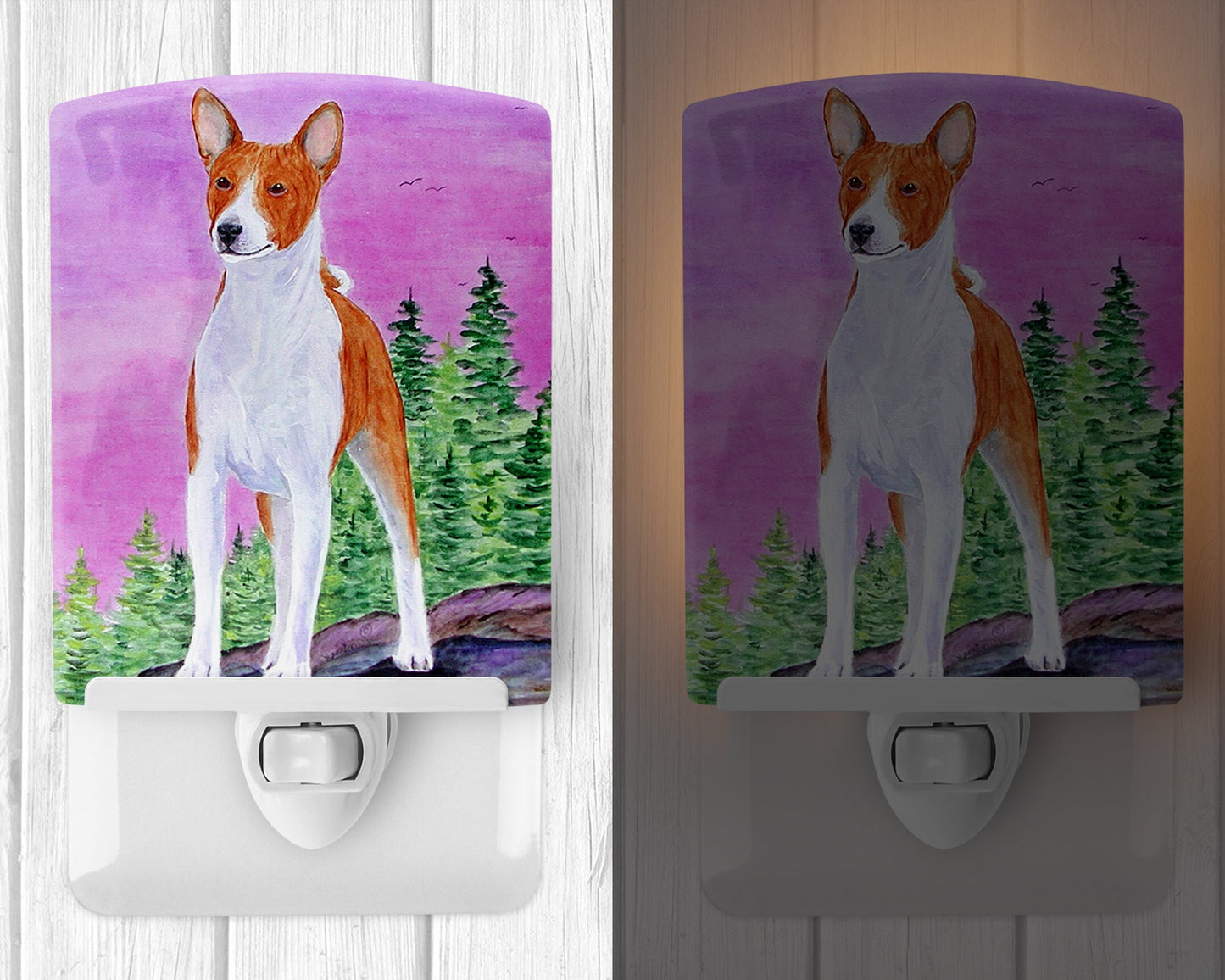 Basenji Ceramic Night Light SS8611CNL