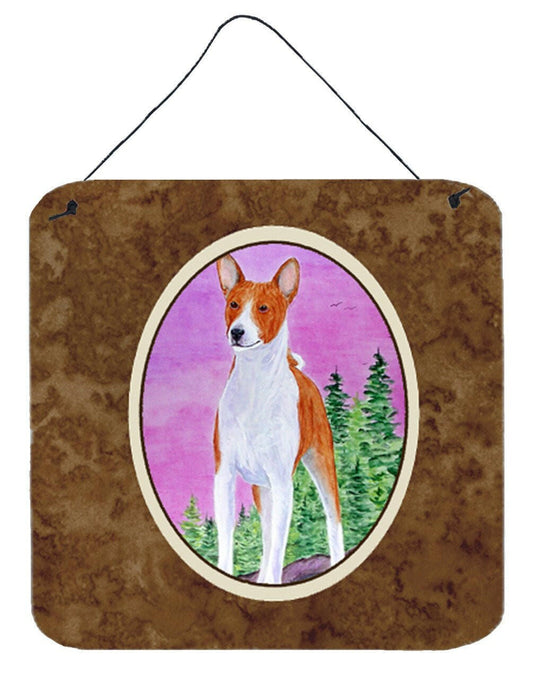 Basenji Aluminium Metal Wall or Door Hanging Prints