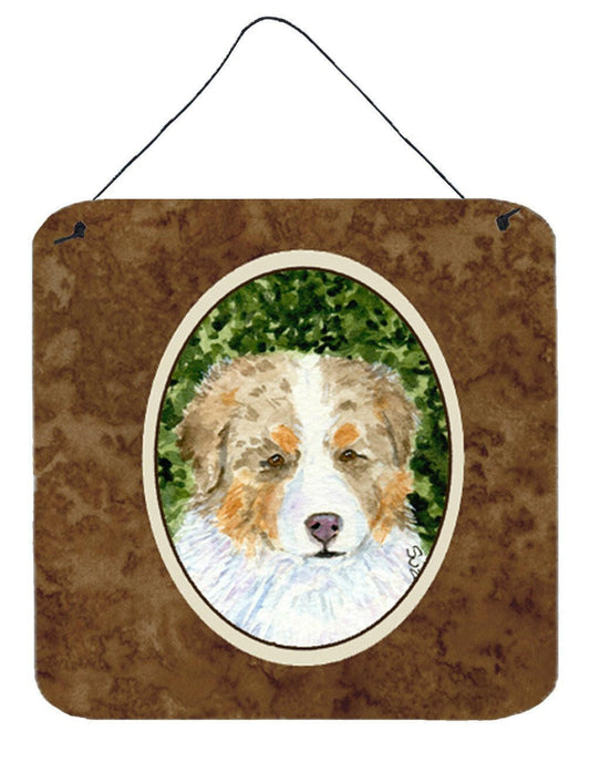 Australian Shepherd Aluminium Metal Wall or Door Hanging Prints
