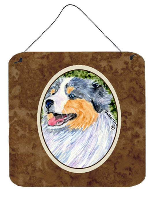 Australian Shepherd Aluminium Metal Wall or Door Hanging Prints