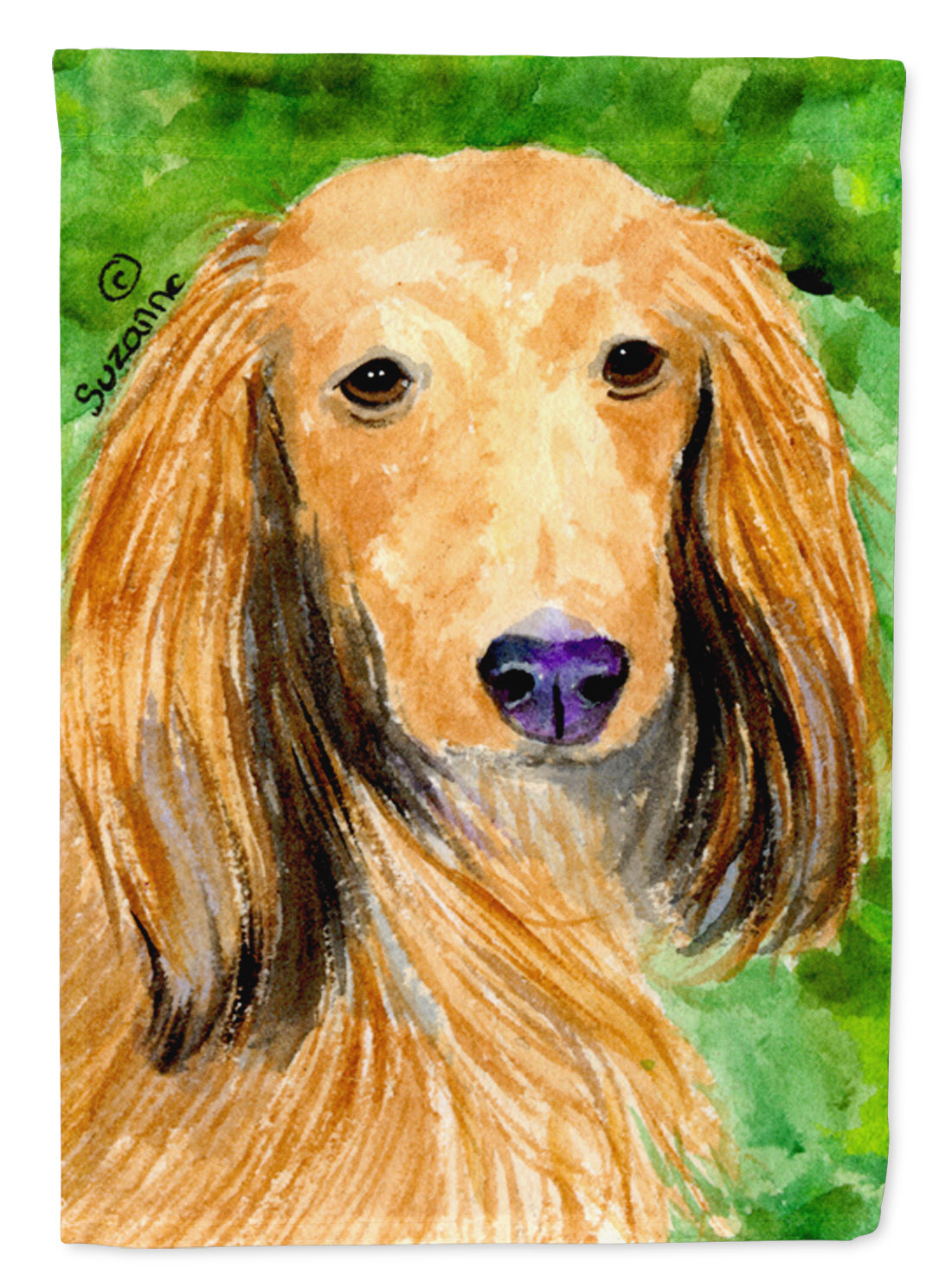 Dachshund Flag Canvas House Size