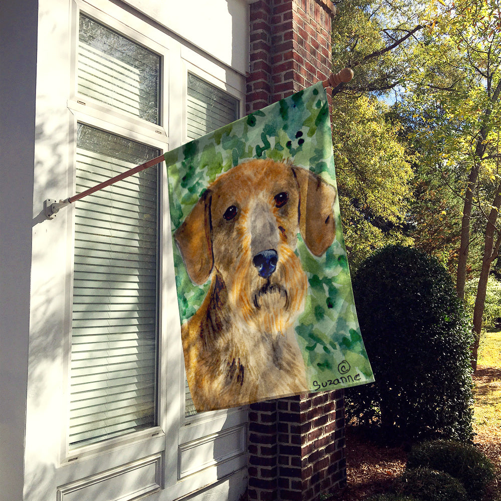 Dachshund Flag Canvas House Size