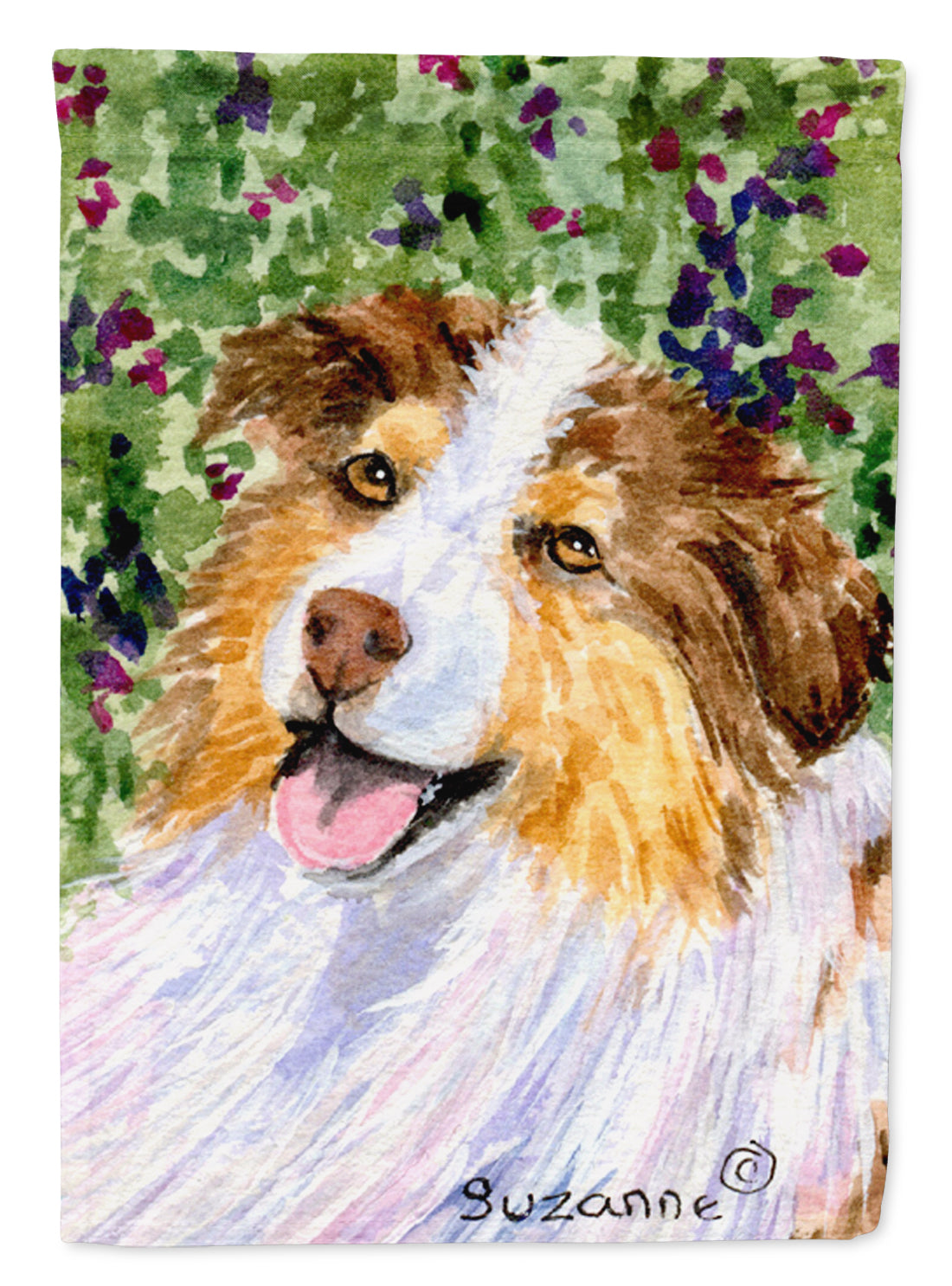 Australian Shepherd Garden Flag - Outdoor Decorative Yard Flag