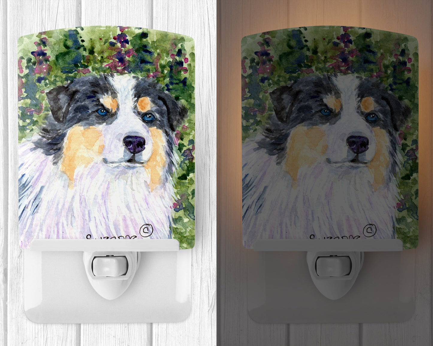 Australian Shepherd Ceramic Night Light SS8821CNL