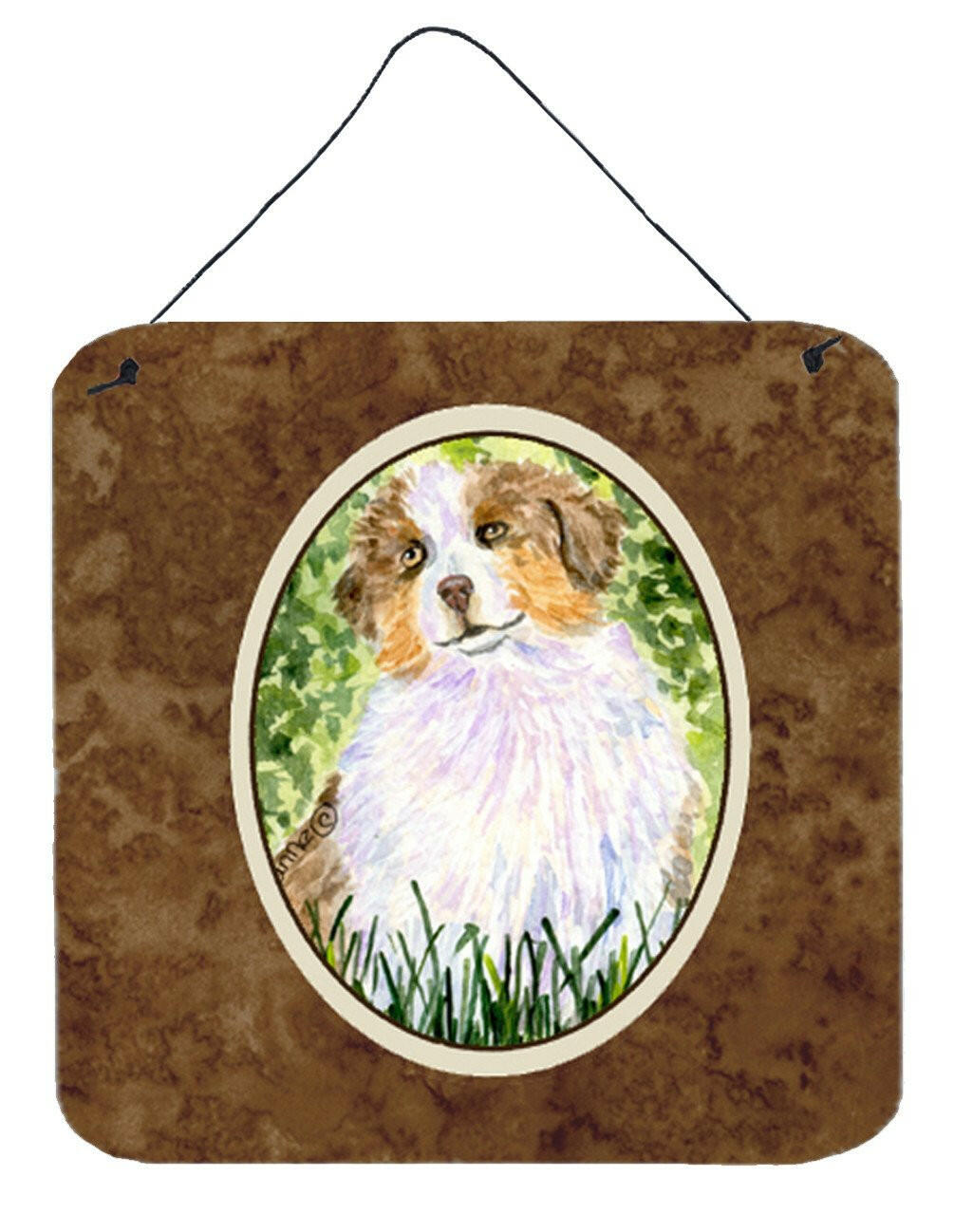 Australian Shepherd Aluminium Metal Wall or Door Hanging Prints
