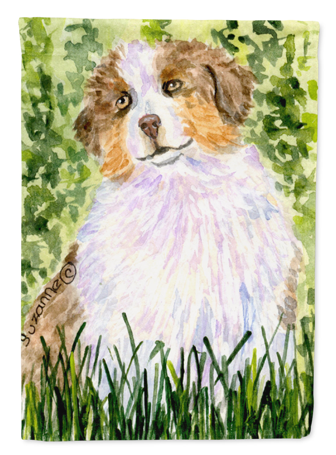 Australian Shepherd Garden Flag - Outdoor Decorative Yard Flag