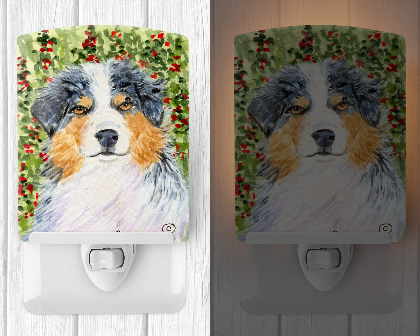 Australian Shepherd Ceramic Night Light SS8848CNL