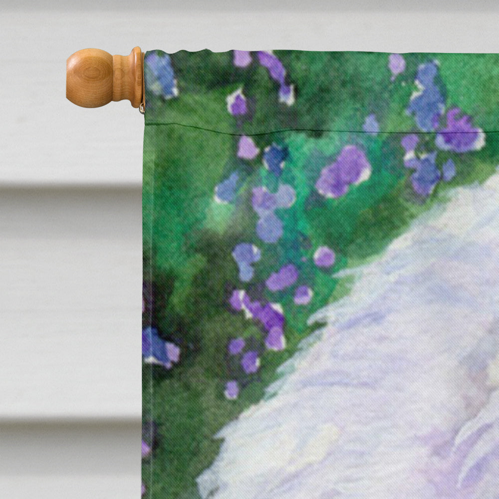 American Eskimo Flag Canvas House Size