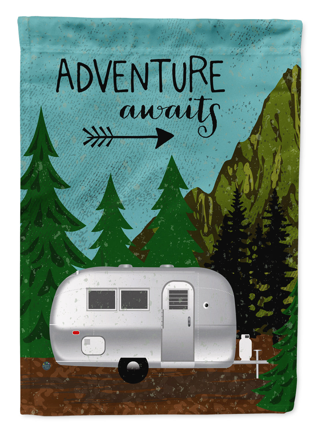 Airstream Camper Adventure Awaits Garden Flag - Outdoor Decorative Yard Flag VHA3022GF