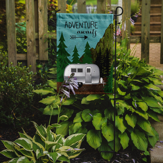 Airstream Camper Adventure Awaits Garden Flag - Outdoor Decorative Yard Flag VHA3022GF
