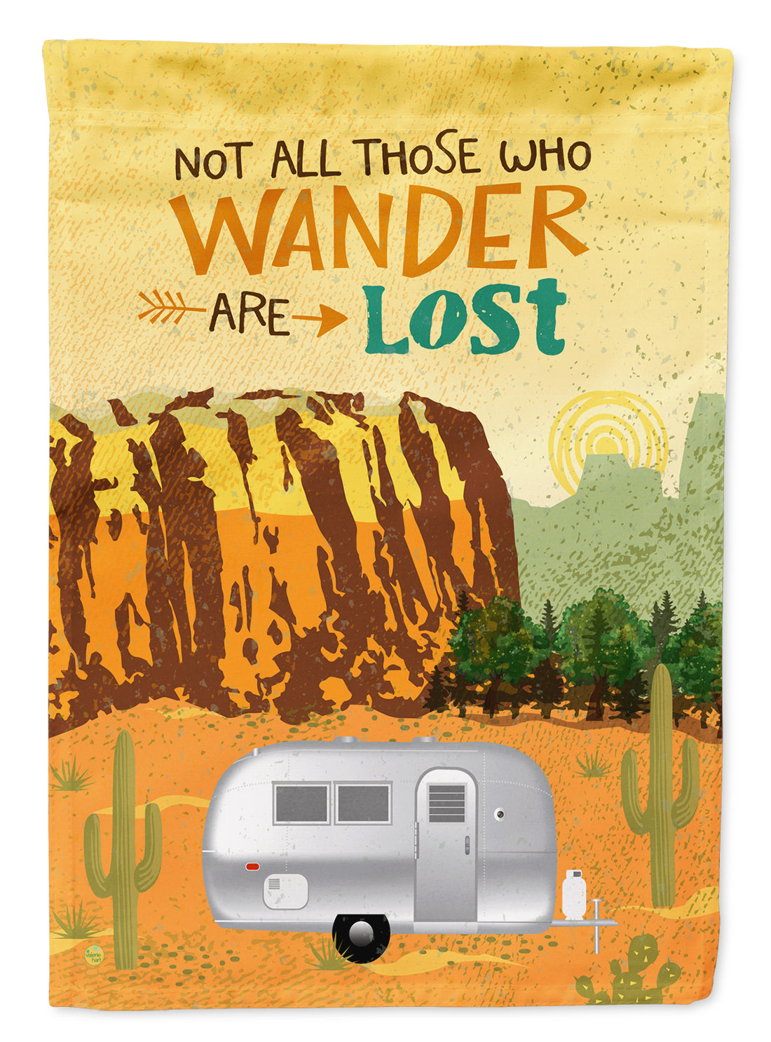 Airstream Camper Camping Wander Garden Flag - Outdoor Decorative Yard Flag VHA3026GF