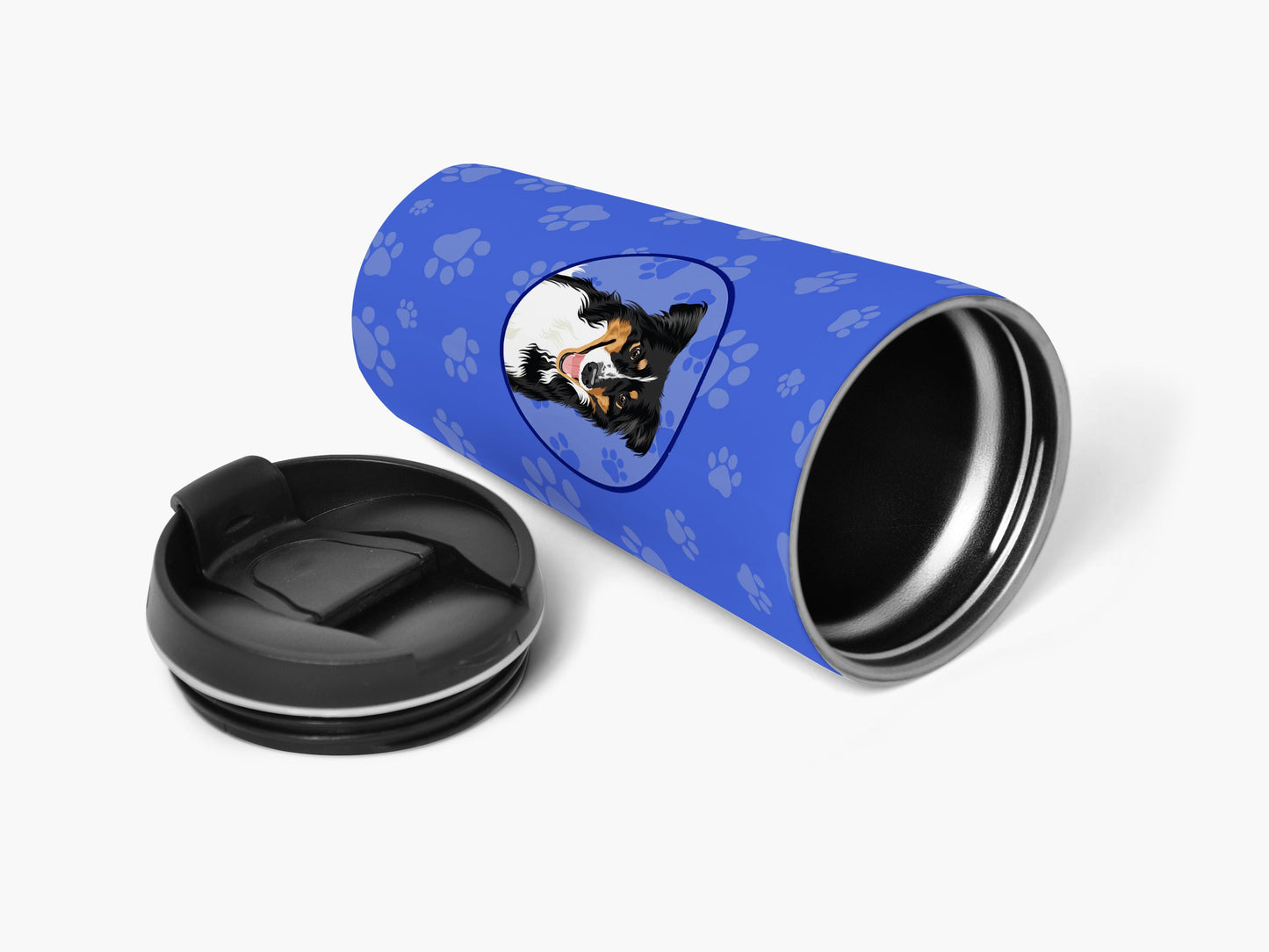 Australian Shepherd Black Tricolor #3  Stainless Steel 16 oz  Tumbler