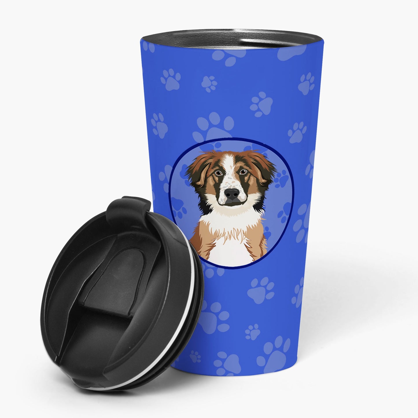 Australian Shepherd Red Tricolor #1  Stainless Steel 16 oz  Tumbler