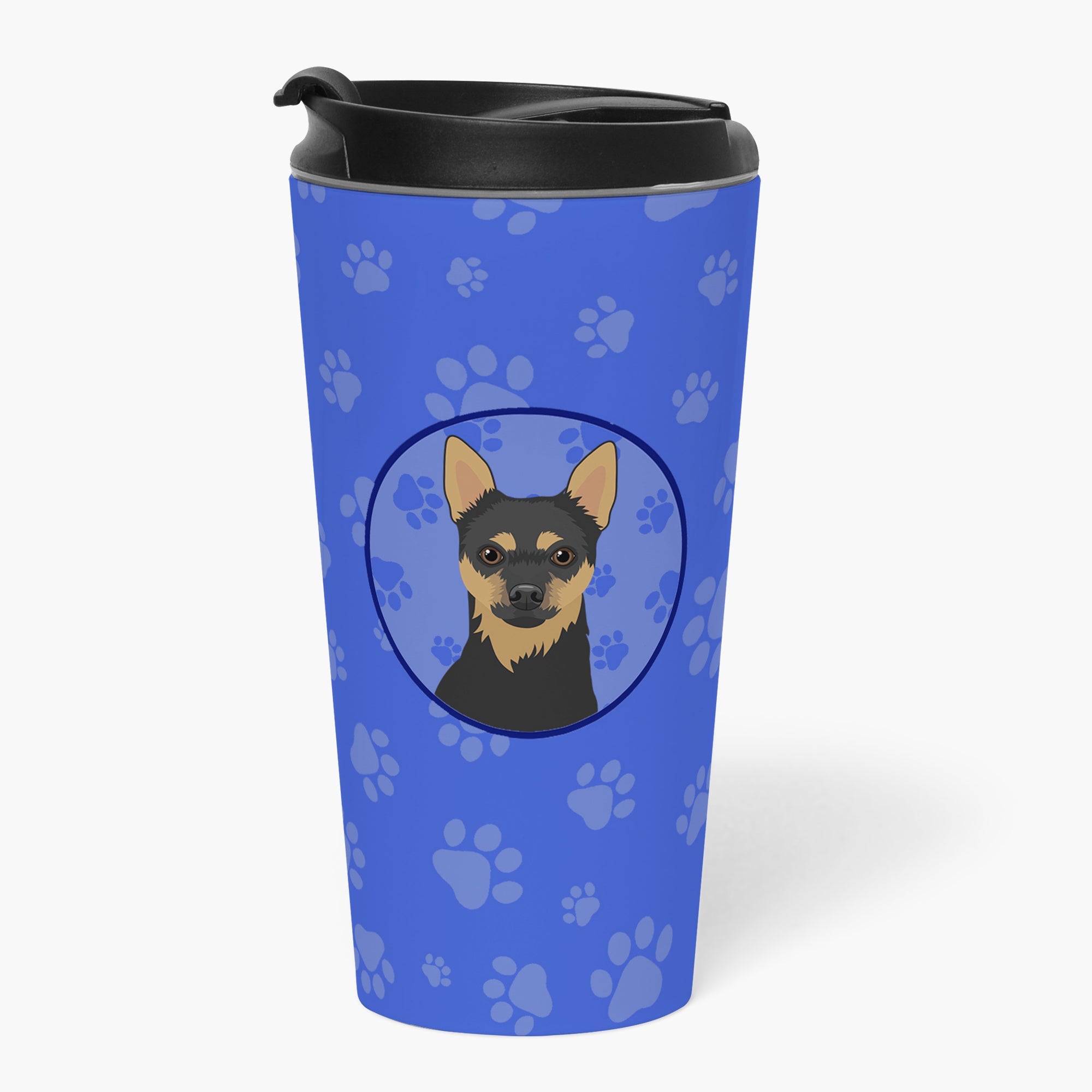 Chihuahua Black and Tan #1  Stainless Steel 16 oz  Tumbler