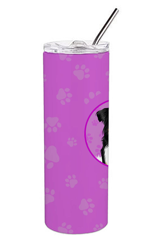 Australian Shepherd Black Tricolor #3 Stainless Steel 20 oz Skinny Tumbler