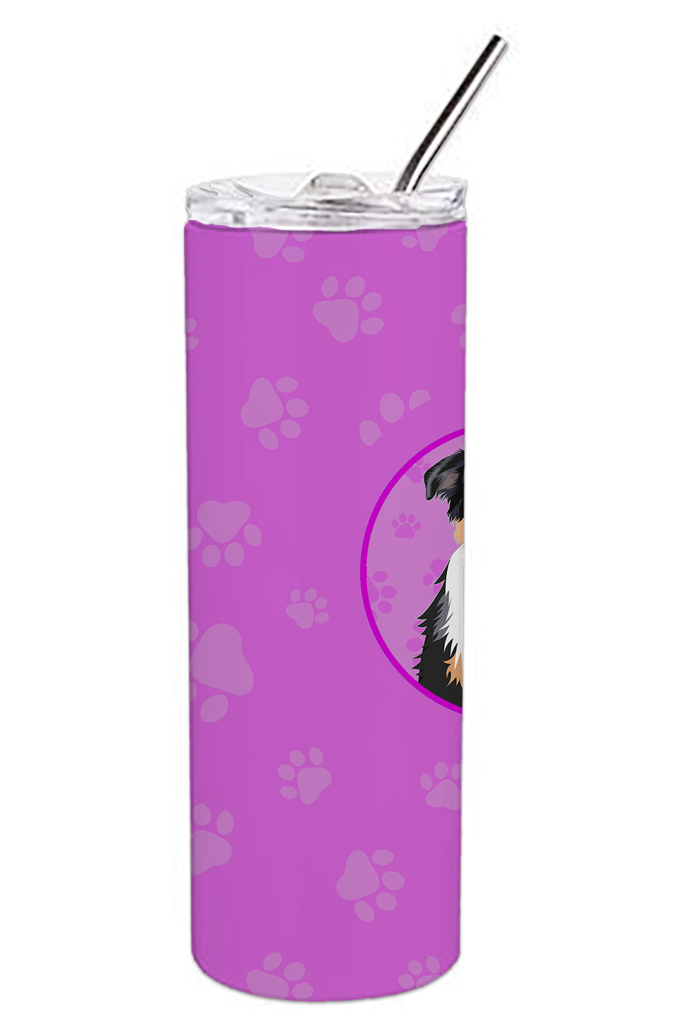 Australian Shepherd Blue Merle #1 Stainless Steel 20 oz Skinny Tumbler