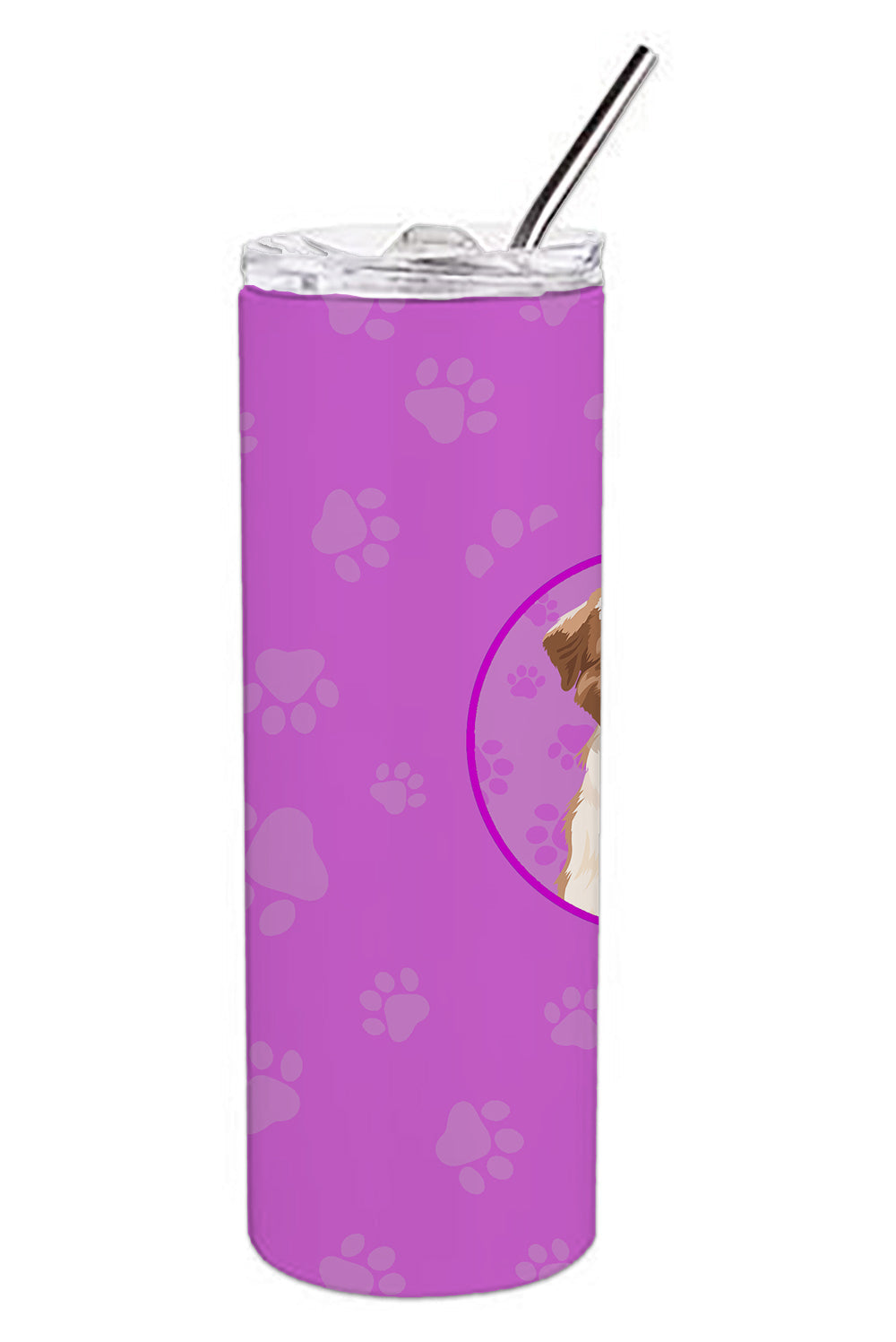 Australian Shepherd Red and White #1 Stainless Steel 20 oz Skinny Tumbler