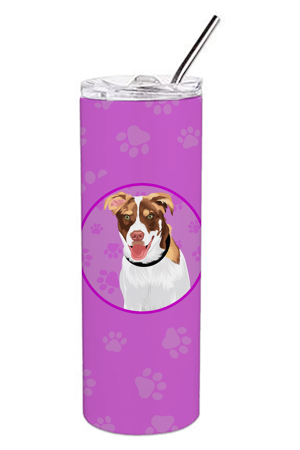 Australian Shepherd Red and White #2 Stainless Steel 20 oz Skinny Tumbler