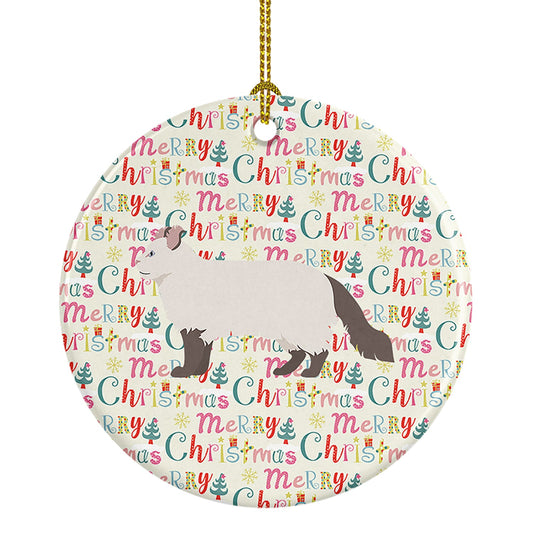 American Curl #2 Cat Christmas Ceramic Ornament