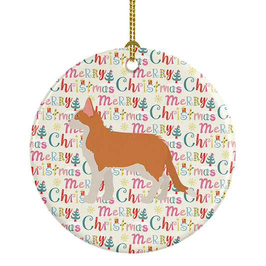 Aphrodite Giant #2 Cat Christmas Ceramic Ornament