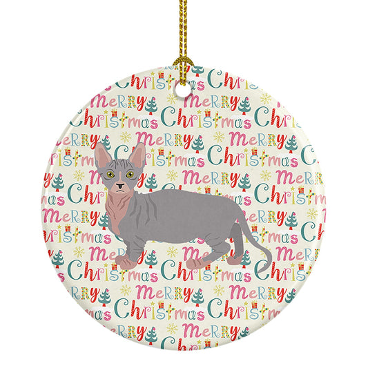 Bambino #1 Cat Christmas Ceramic Ornament