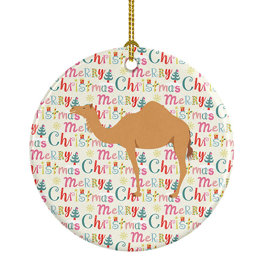 Arabian Camel Dromedary Christmas Ceramic Ornament
